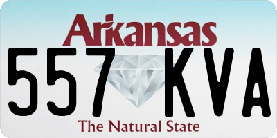AR license plate 557KVA