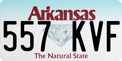 AR license plate 557KVF