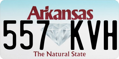 AR license plate 557KVH