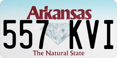AR license plate 557KVI