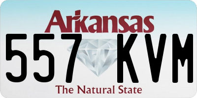 AR license plate 557KVM