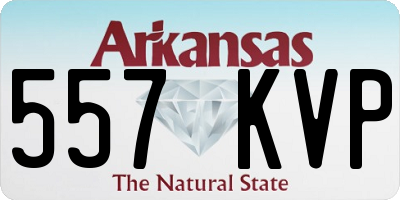 AR license plate 557KVP
