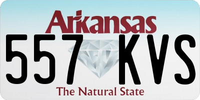 AR license plate 557KVS