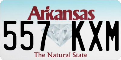 AR license plate 557KXM