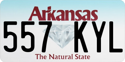 AR license plate 557KYL