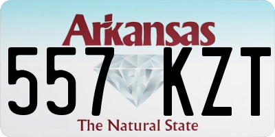 AR license plate 557KZT