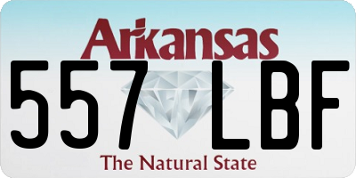 AR license plate 557LBF