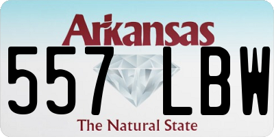 AR license plate 557LBW