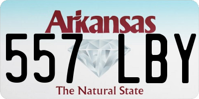 AR license plate 557LBY