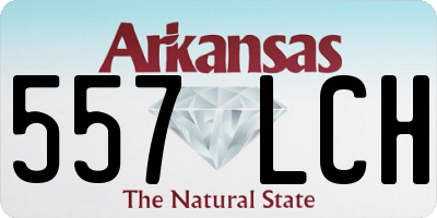 AR license plate 557LCH