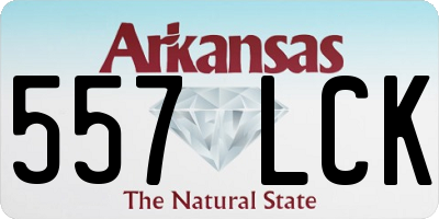 AR license plate 557LCK