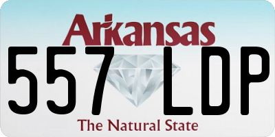 AR license plate 557LDP