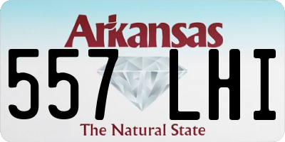 AR license plate 557LHI