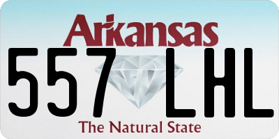 AR license plate 557LHL