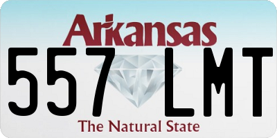 AR license plate 557LMT