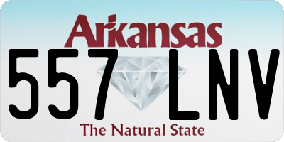 AR license plate 557LNV