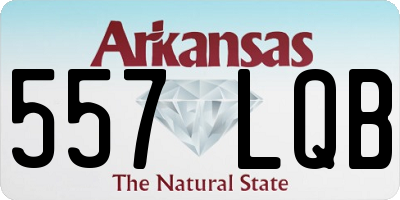 AR license plate 557LQB