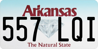 AR license plate 557LQI