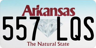 AR license plate 557LQS