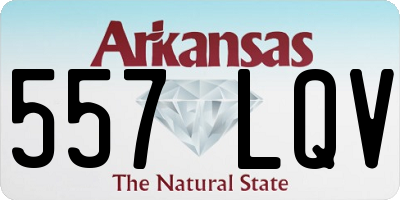 AR license plate 557LQV