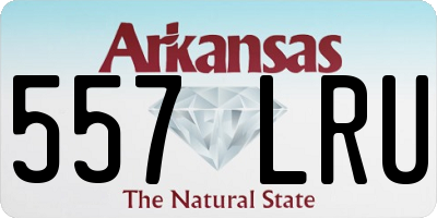 AR license plate 557LRU