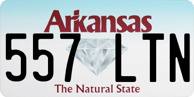 AR license plate 557LTN