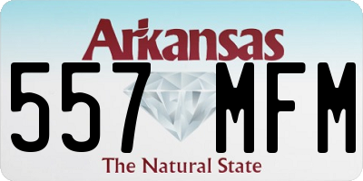 AR license plate 557MFM
