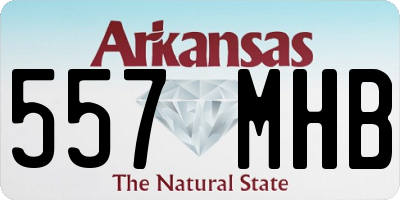 AR license plate 557MHB