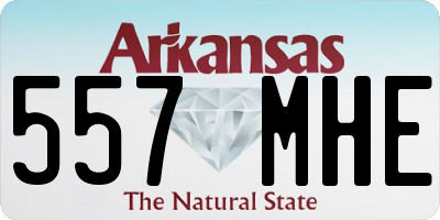 AR license plate 557MHE