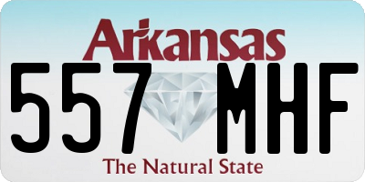 AR license plate 557MHF