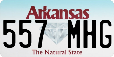 AR license plate 557MHG