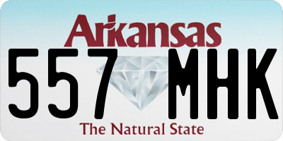 AR license plate 557MHK