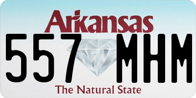 AR license plate 557MHM