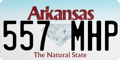 AR license plate 557MHP