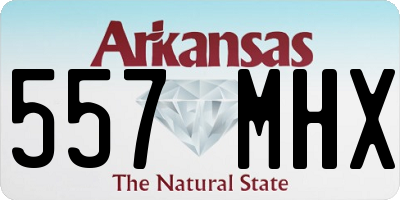 AR license plate 557MHX