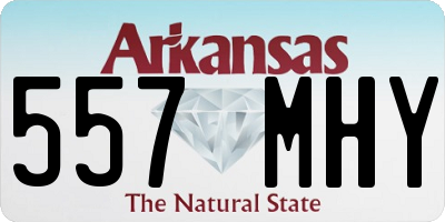 AR license plate 557MHY
