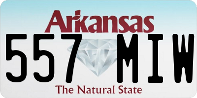 AR license plate 557MIW