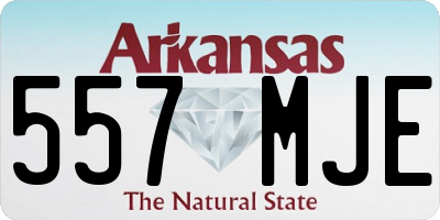 AR license plate 557MJE