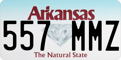 AR license plate 557MMZ