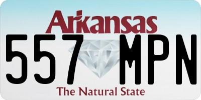 AR license plate 557MPN