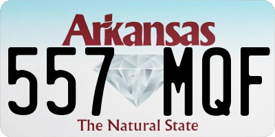 AR license plate 557MQF