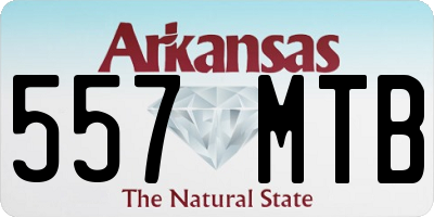 AR license plate 557MTB