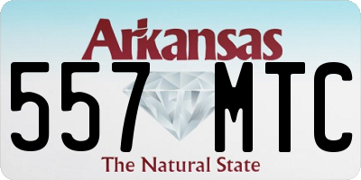 AR license plate 557MTC