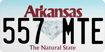 AR license plate 557MTE