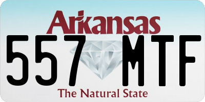 AR license plate 557MTF