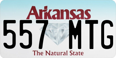 AR license plate 557MTG