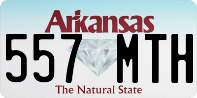 AR license plate 557MTH