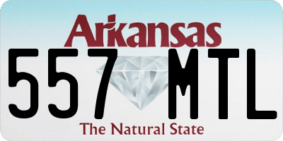 AR license plate 557MTL