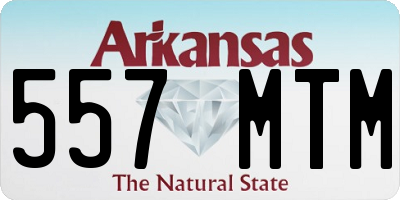 AR license plate 557MTM