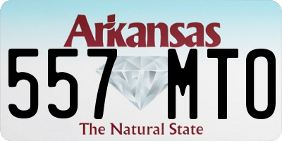 AR license plate 557MTO